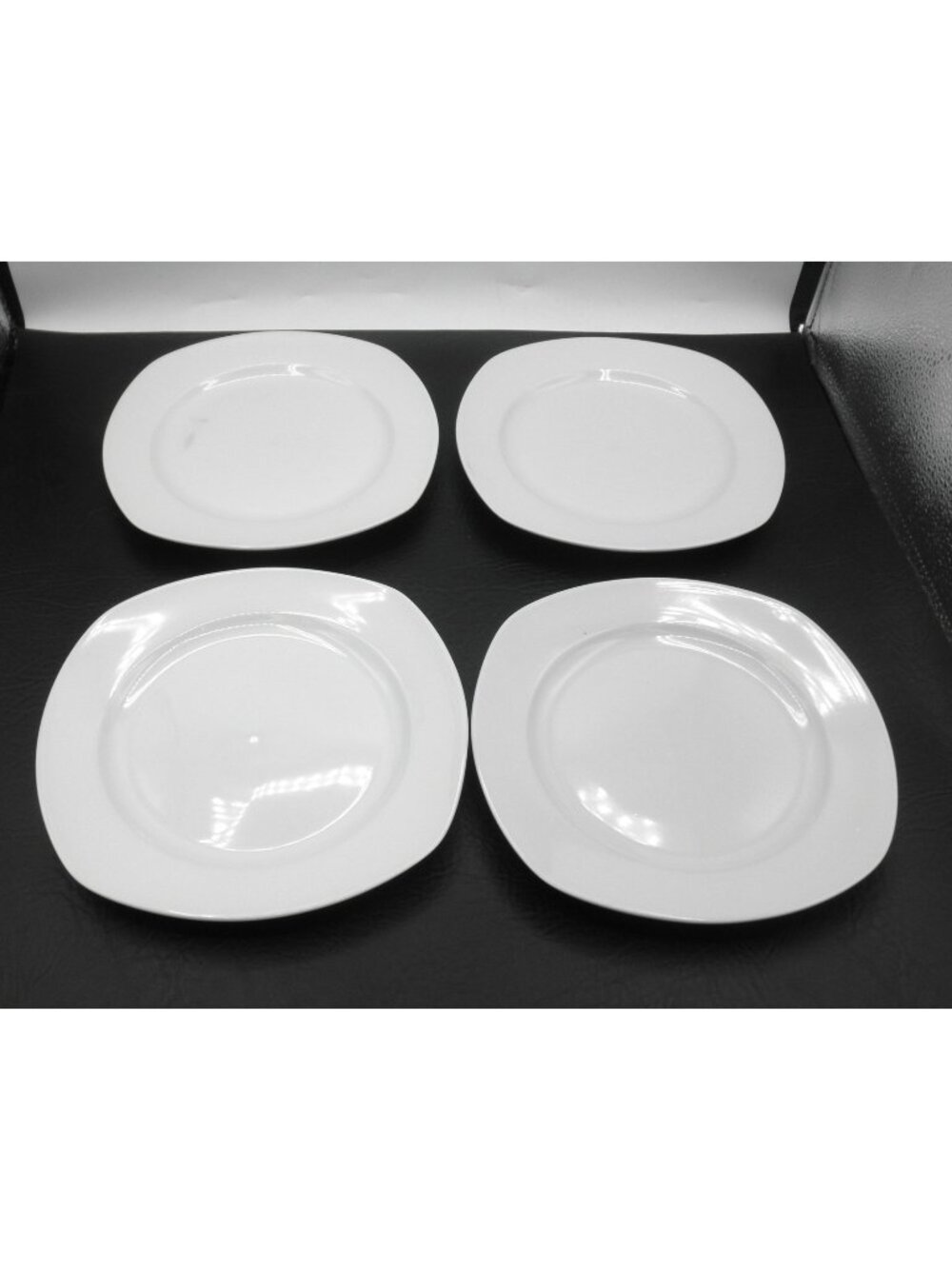 Quad by Tabletops Unlimited 8-1/8 Inch Salad Plates Set of 4 Pattern: TAUQUAD